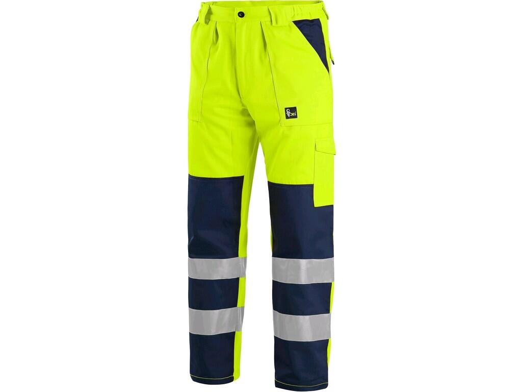 NORWICH kalhoty pracovní výstražné žluté 1112 002 155 50